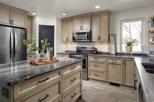 Dark Wood Kitchen Cabinets